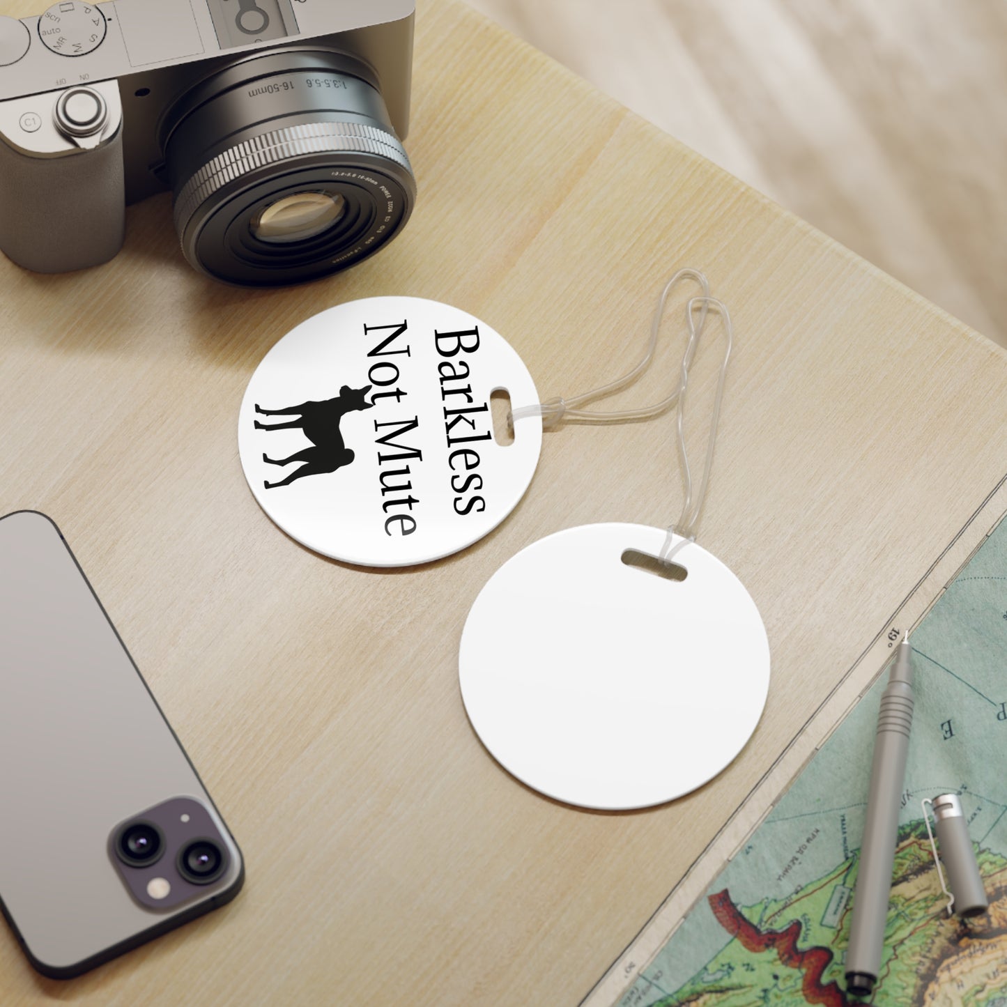 Barkless Not Mute Luggage Tag