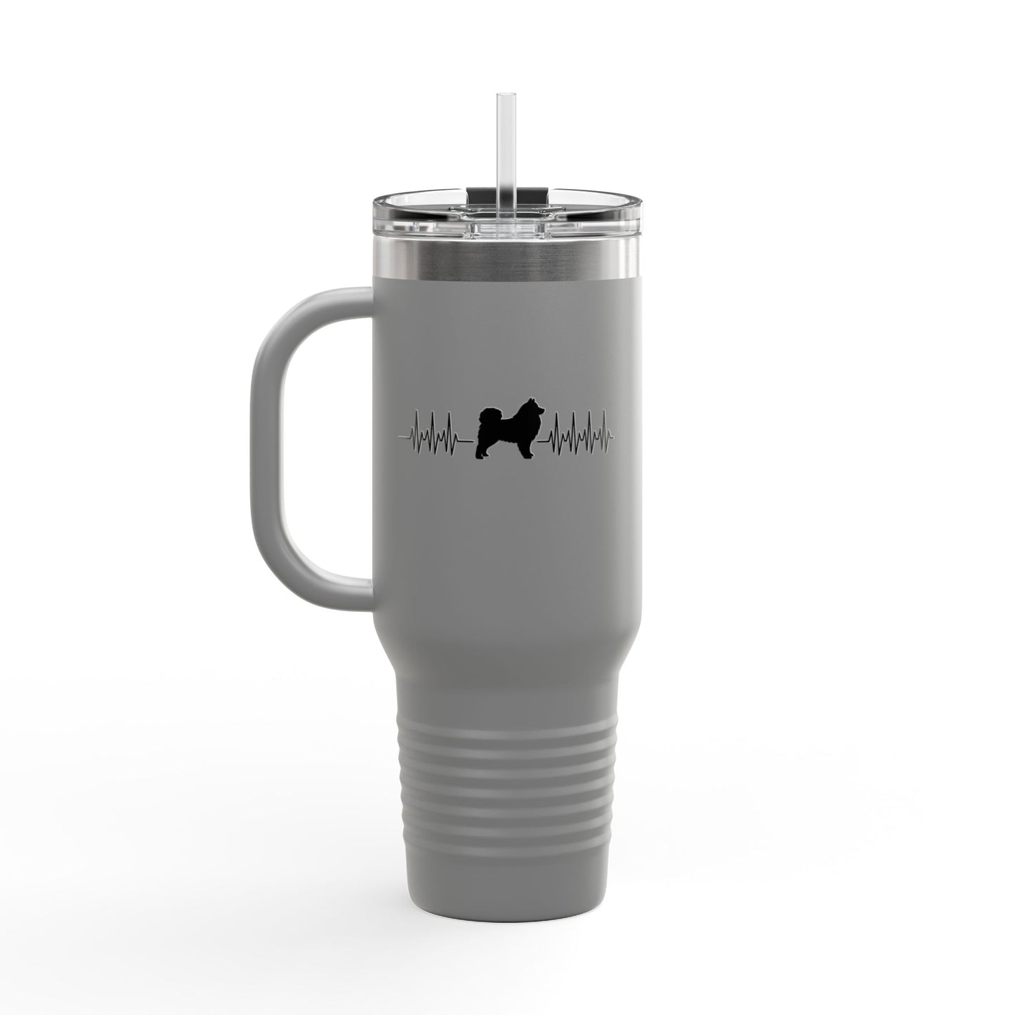 My Heart Beats For Samoyeds Insulated Travel Mug