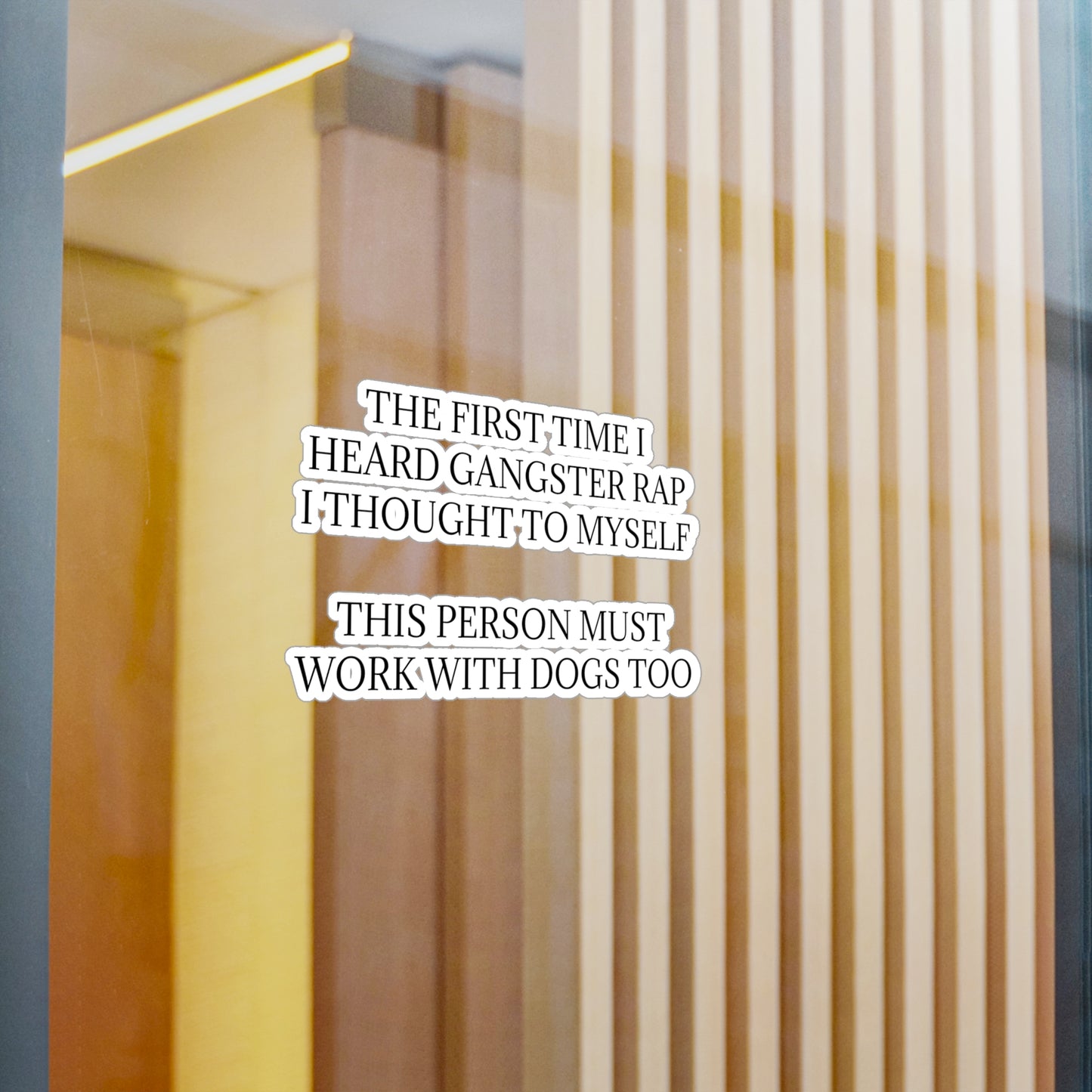 Gangster Rap Vinyl Decal