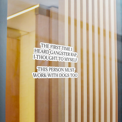 Gangster Rap Vinyl Decal