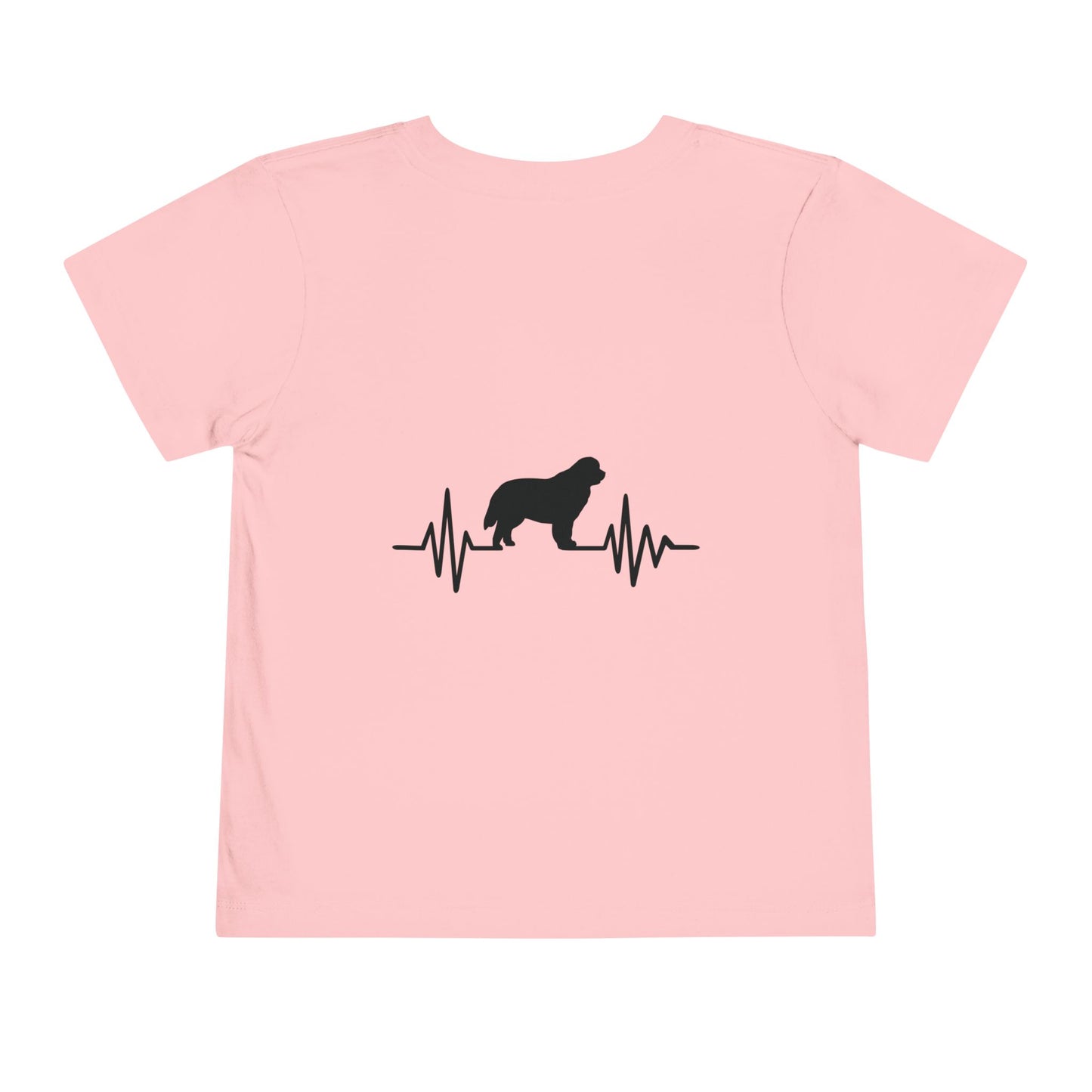 My Heart Beats For Newfies Toddler Unisex Short Sleeve Crewneck Tee