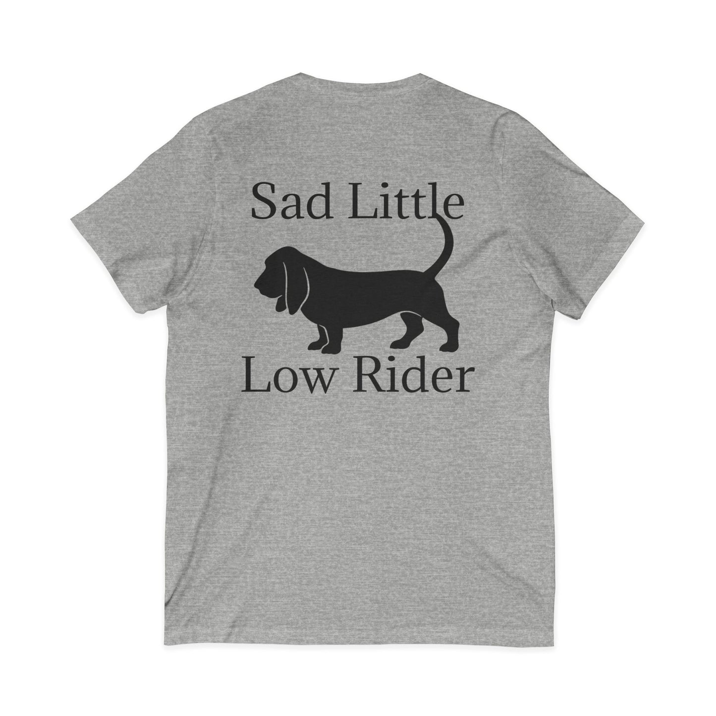 Sad Little Low Rider Unisex Short Sleeve V-Neck Tee