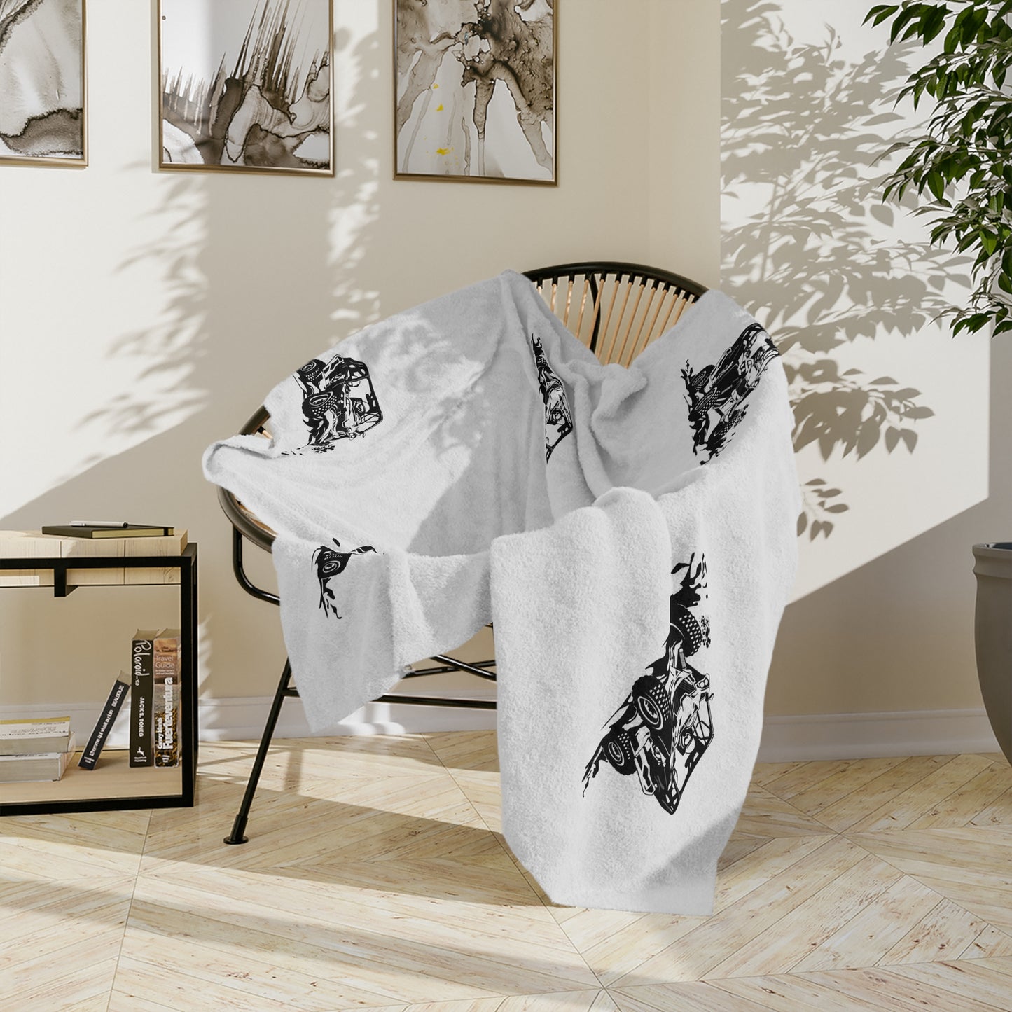 Slingin' Mud Side By Side Velveteen Microfiber Blanket