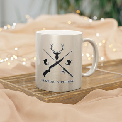 Hunting/Fishing Metallic Coffee Mug