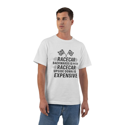 Racecar Backwards Men's Short-Sleeve Crewneck Tee