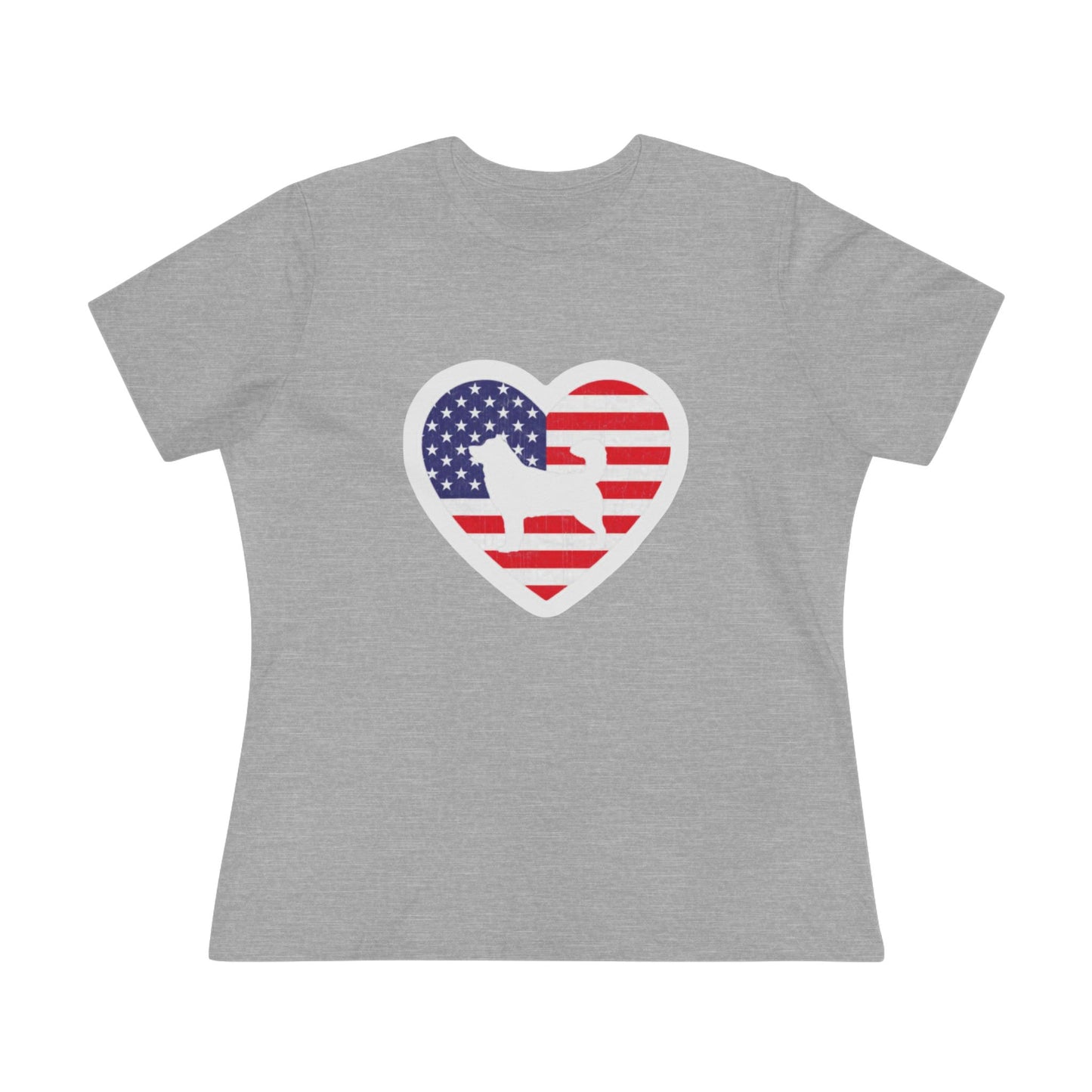 Malamute Flag Women's Short Sleeve Crewneck Tee