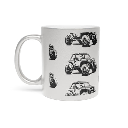 Off The Beaten Path Side By Side Metallic Coffee Mug