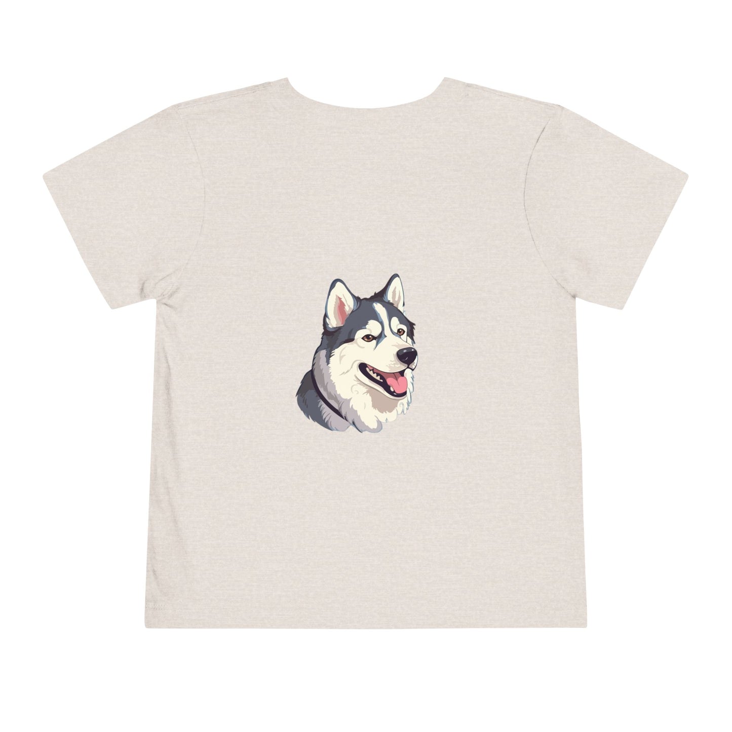 Malamute Head Toddler Unisex Short Sleeve Crewneck Tee