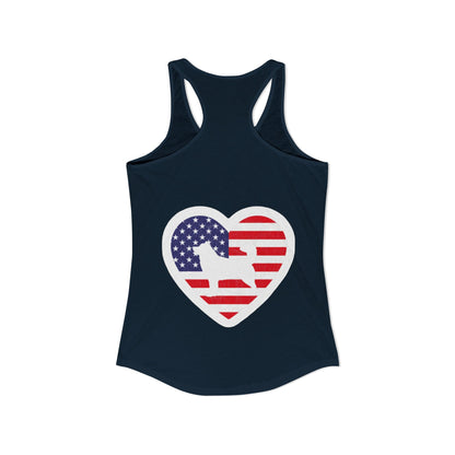 Malamute Flag Women's Racerback Tank