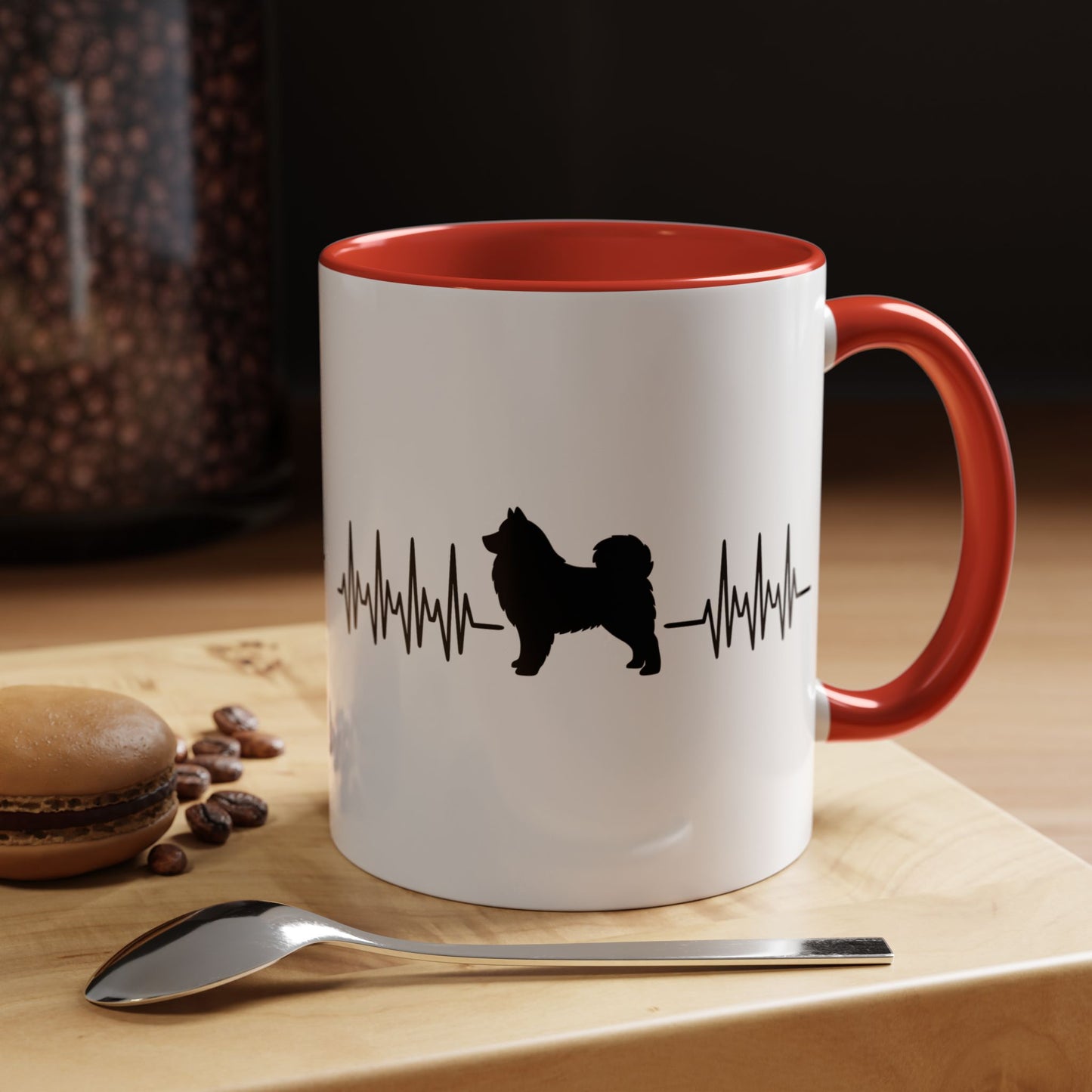 My Heart Beats For Samoyeds 2-Tone Coffee Mug