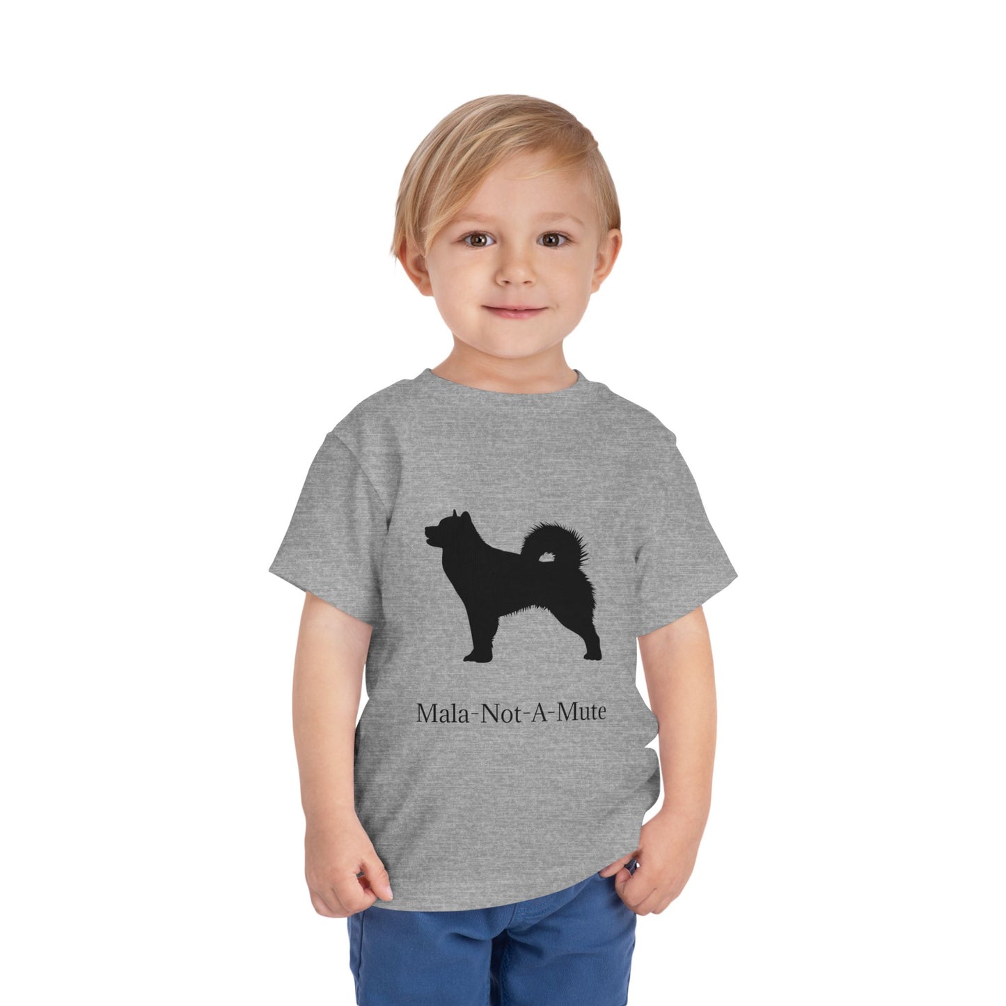 Mala-Not-A-Mute Toddler Unisex Short Sleeve Crewneck Tee