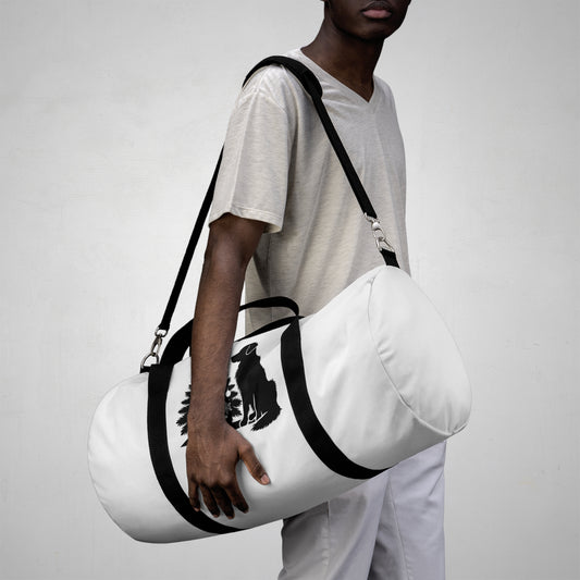 Golden Christmas Tree Duffel Bag