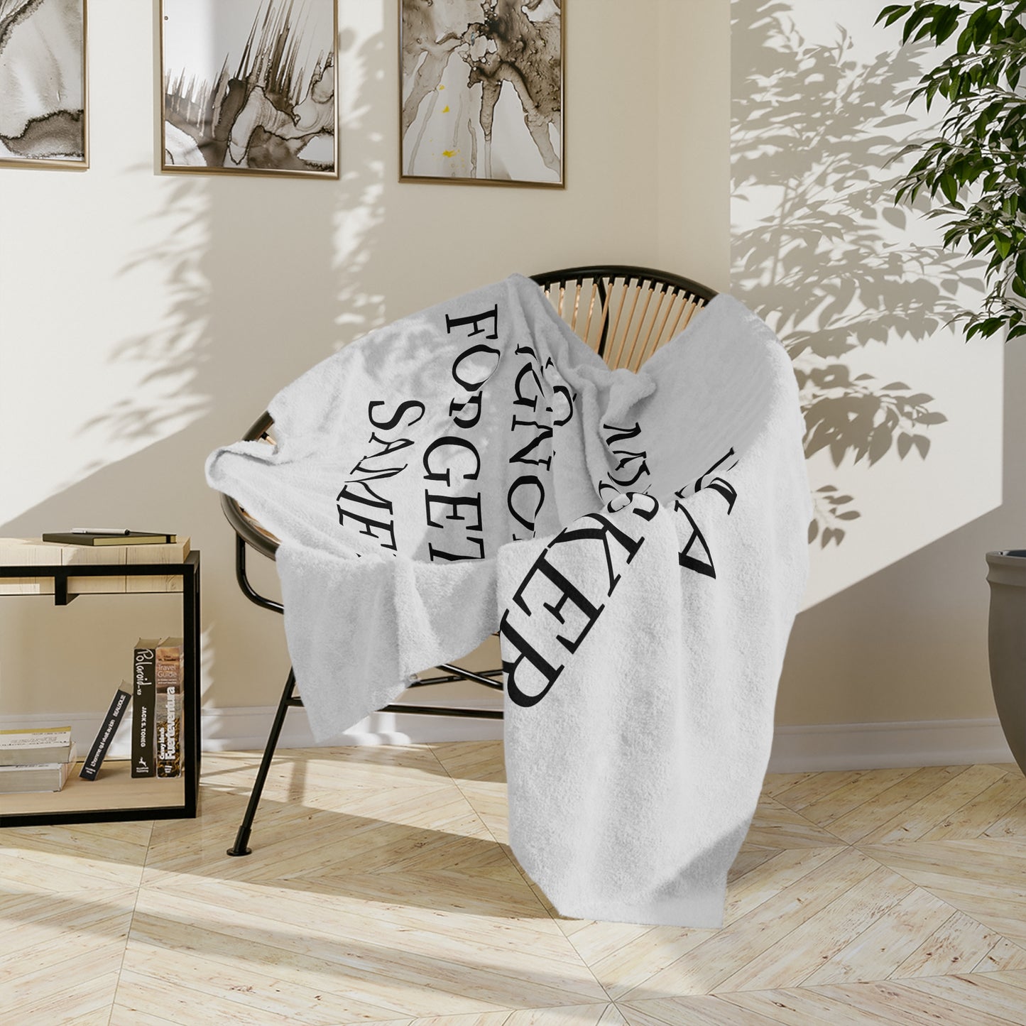 Multi-Tasker Velveteen Microfiber Blanket