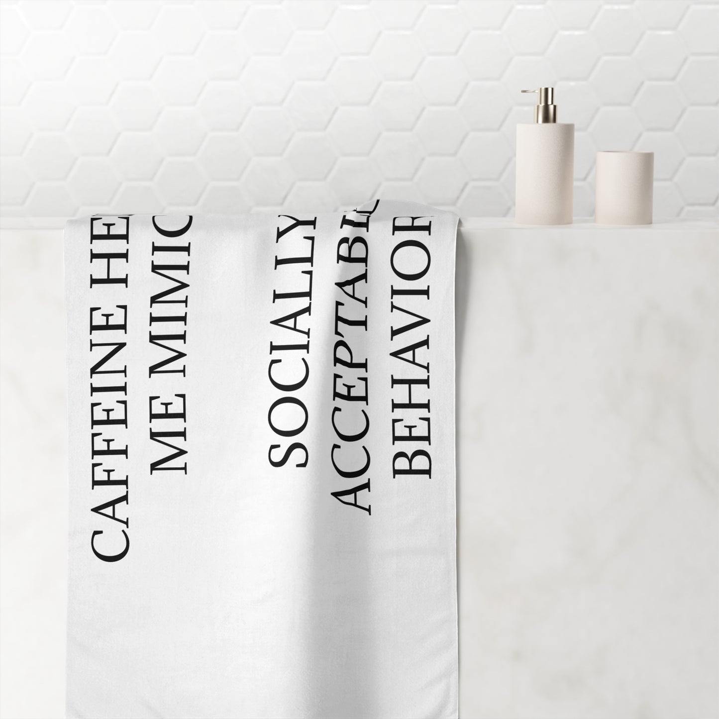 Socially Acceptable Mink-Cotton  Beach Towel