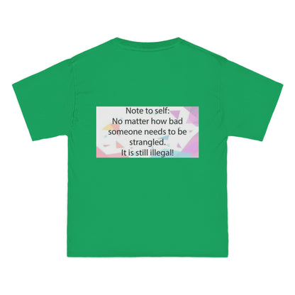 Note To Self Men's Short-Sleeve Crewneck Tee