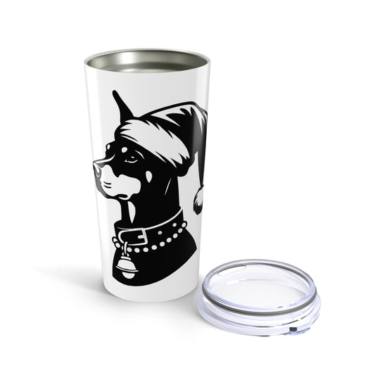 Santa Paws Doberman Tumbler