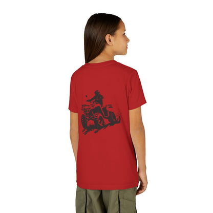 Slingin' Mud Quad Youth Unisex Short Sleeve Crewneck Tee