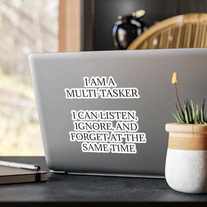 Multi-Tasker Vinyl Decal