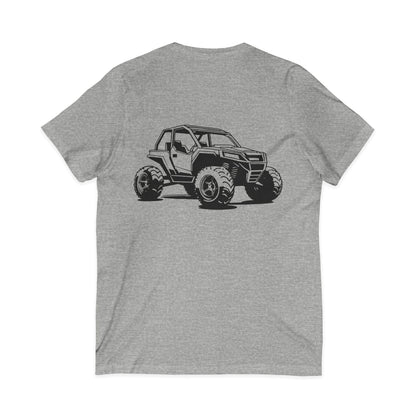 Off The Beaten Path Side By Side Unisex Short Sleeve V-Neck Tee