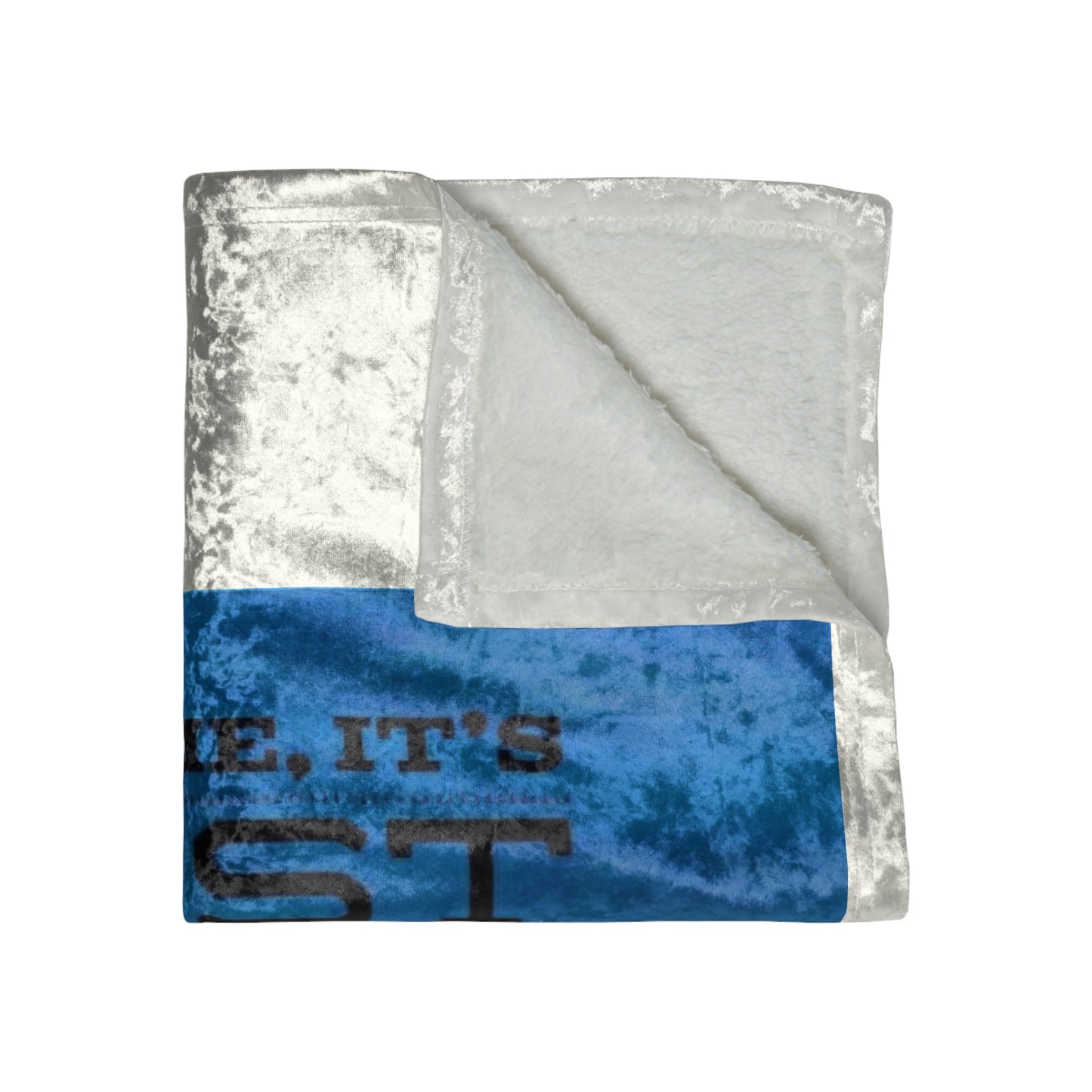 Dr. Beach Crushed Velvet Blanket