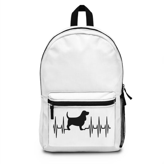 My Heart Beats For Bassets Backpack