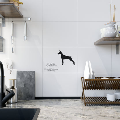 Arrange The Meeting Ceramic Photo Tile