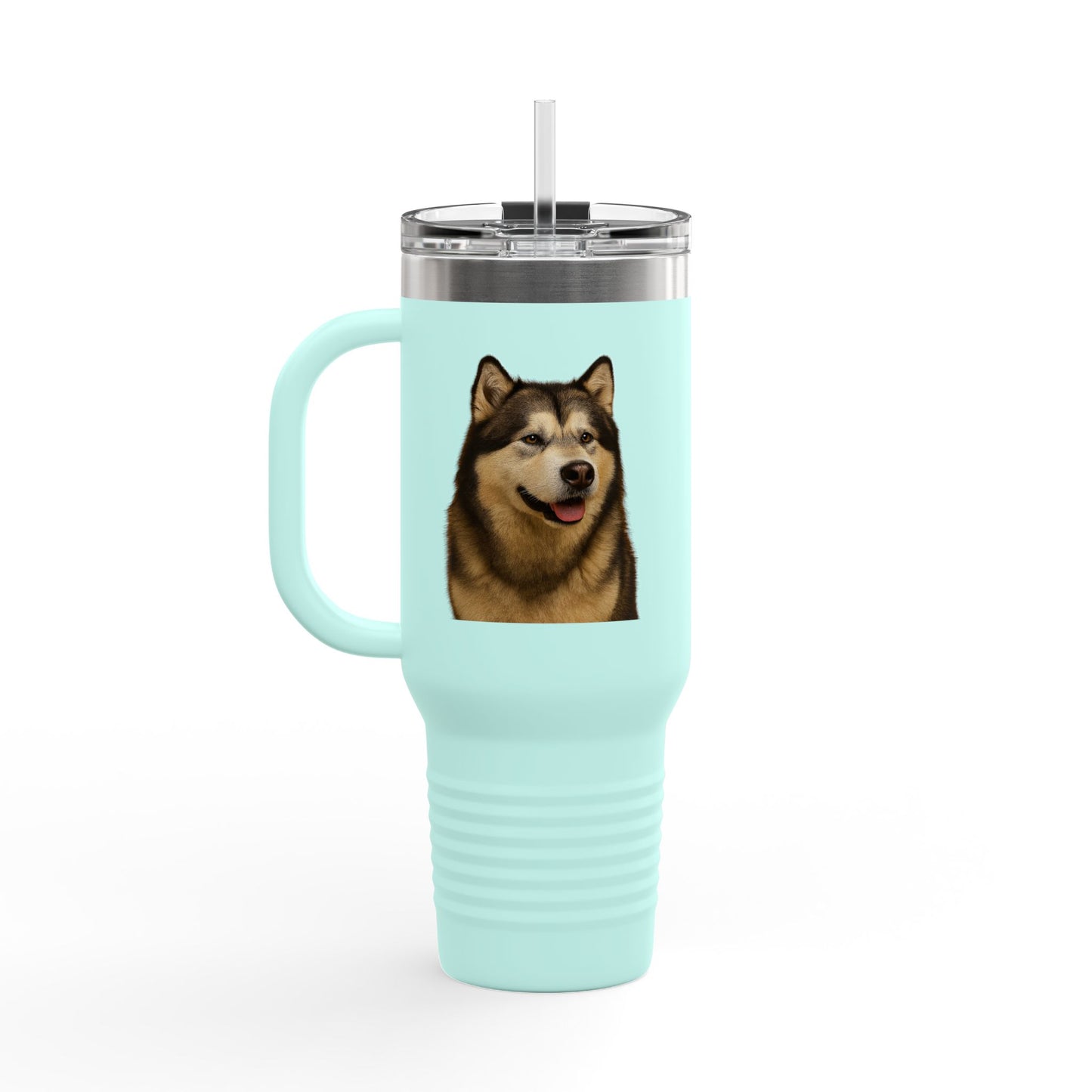 Malamute Head Insulated Travel Mug