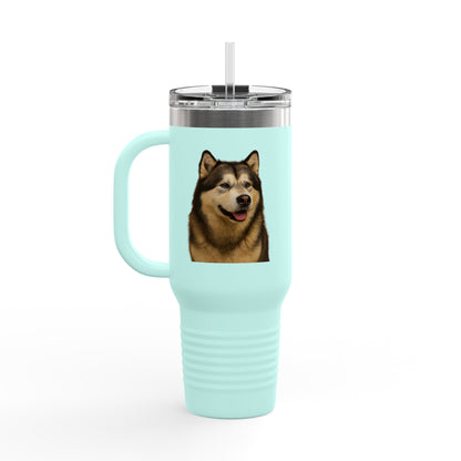 Malamute Head Insulated Travel Mug