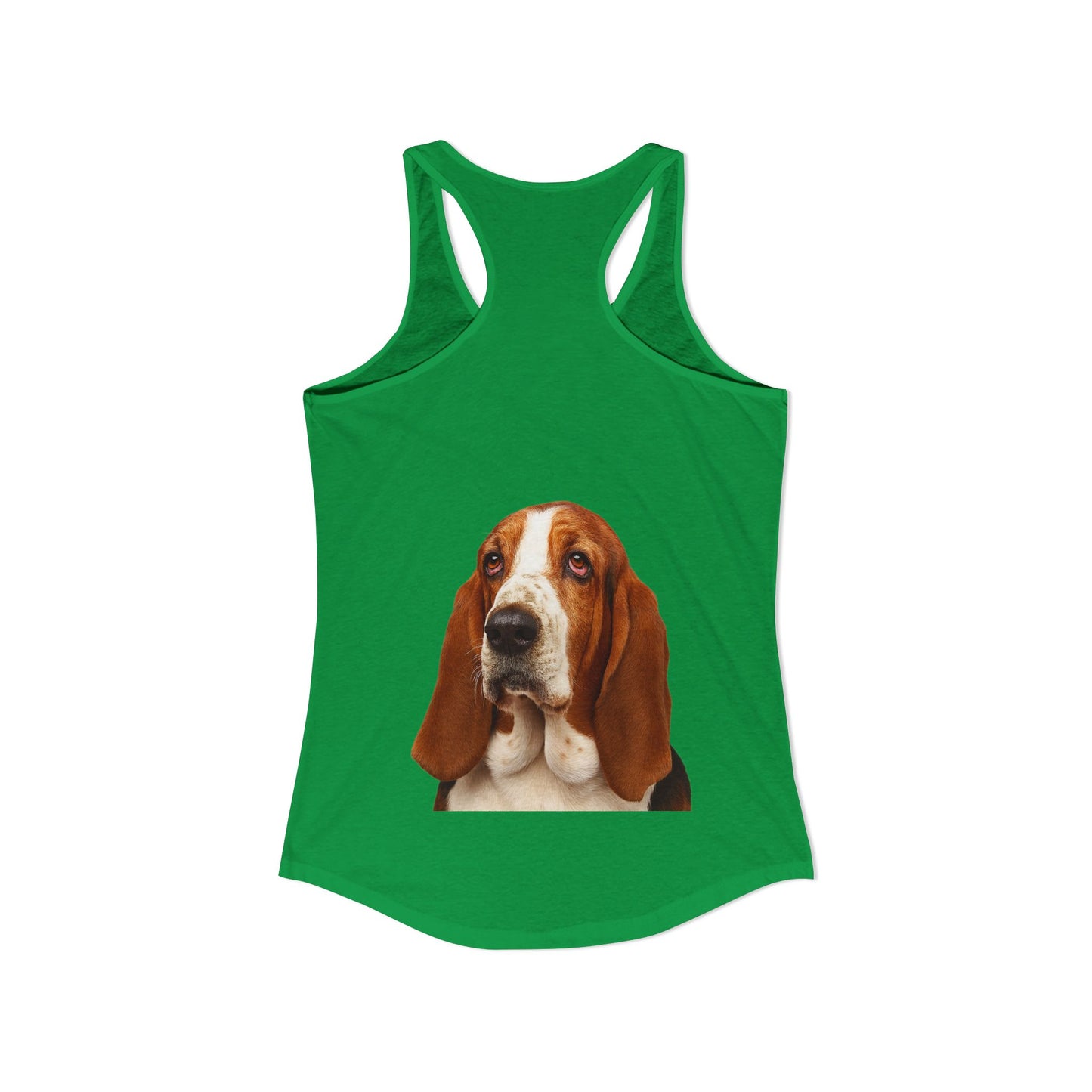 Basset Head Women's Racerback Tank