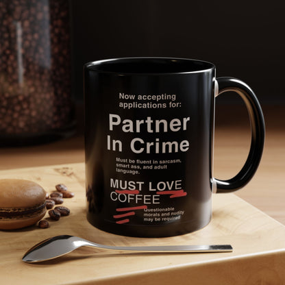 Partner In Crime 2-Tone Coffee Mug