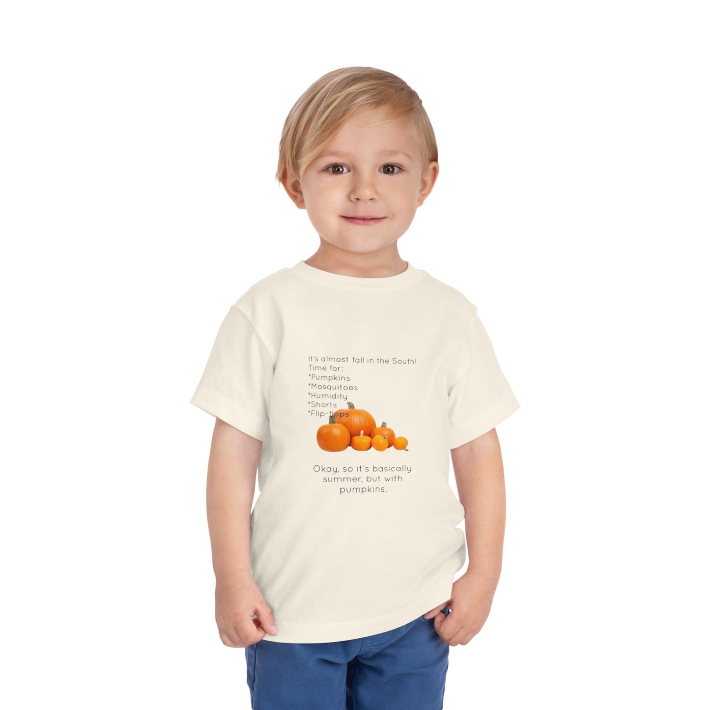 Fall In The South Toddler Unisex Short Sleeve Crewneck Tee