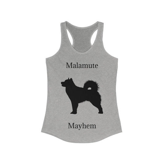 Malamute Mayhem Women's Racerback Tank