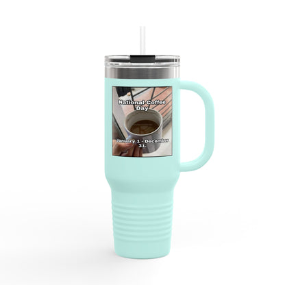 National Coffee Day Insulated Travel Mug