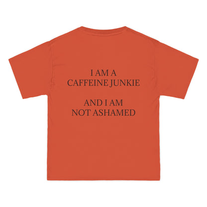 Caffeine Junkie Men's Short-Sleeve Crewneck Tee