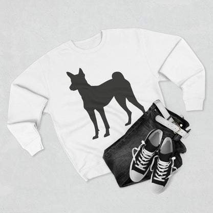 Basenji Silhouette Unisex Crewneck Sweatshirt