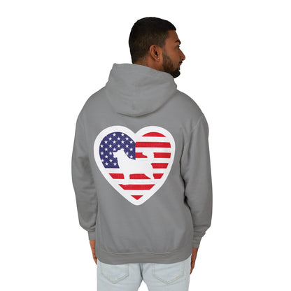 Malamute Flag Unisex Lightweight Hoodie