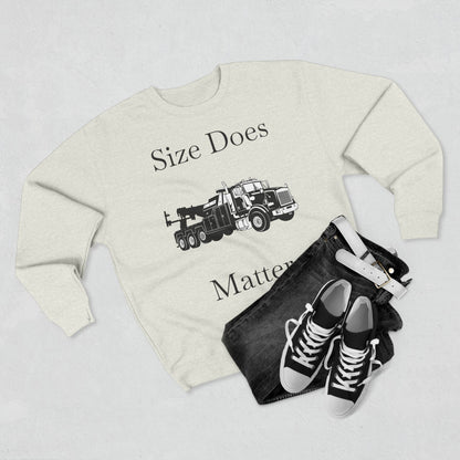 Size Does Matter Unisex Crewneck Sweatshirt