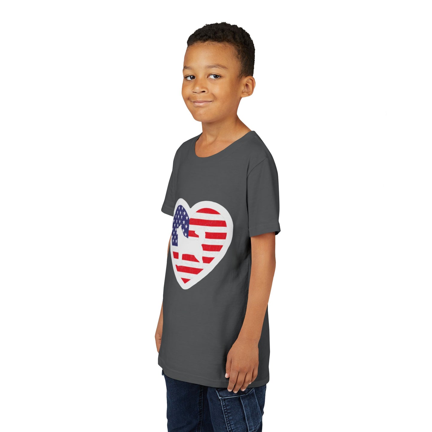 Malamute Flag Youth Unisex Short Sleeve Crewneck Tee