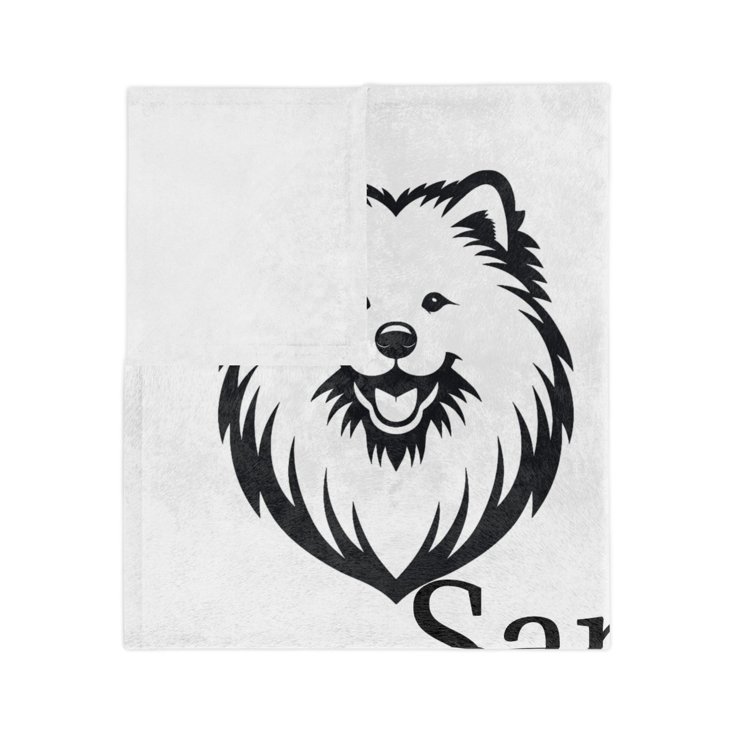 Sammy Smile Velveteen Microfiber Blanket