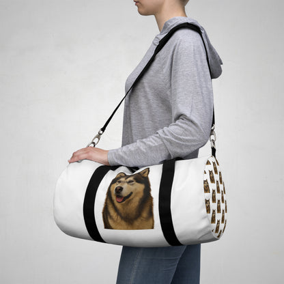 Malamute Head Duffel Bag