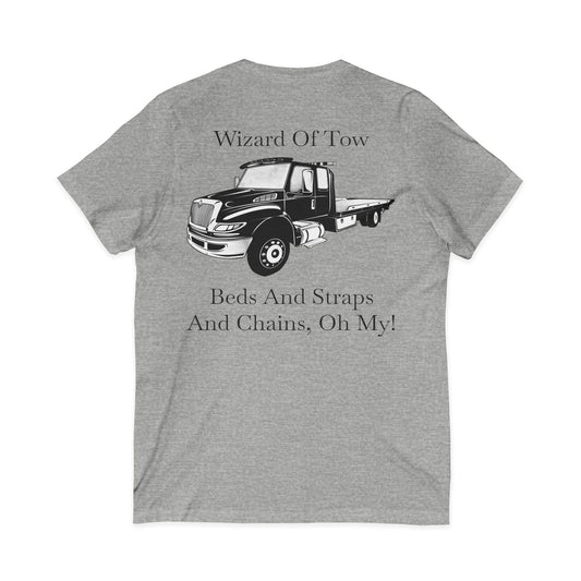 Wizard Of Tow Unisex Short Sleeve V-Neck Tee