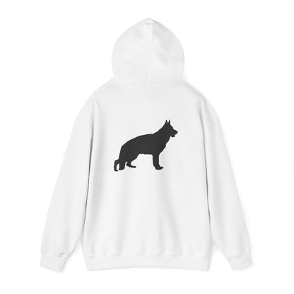 German Shepherd Silhouette Unisex Hoodie