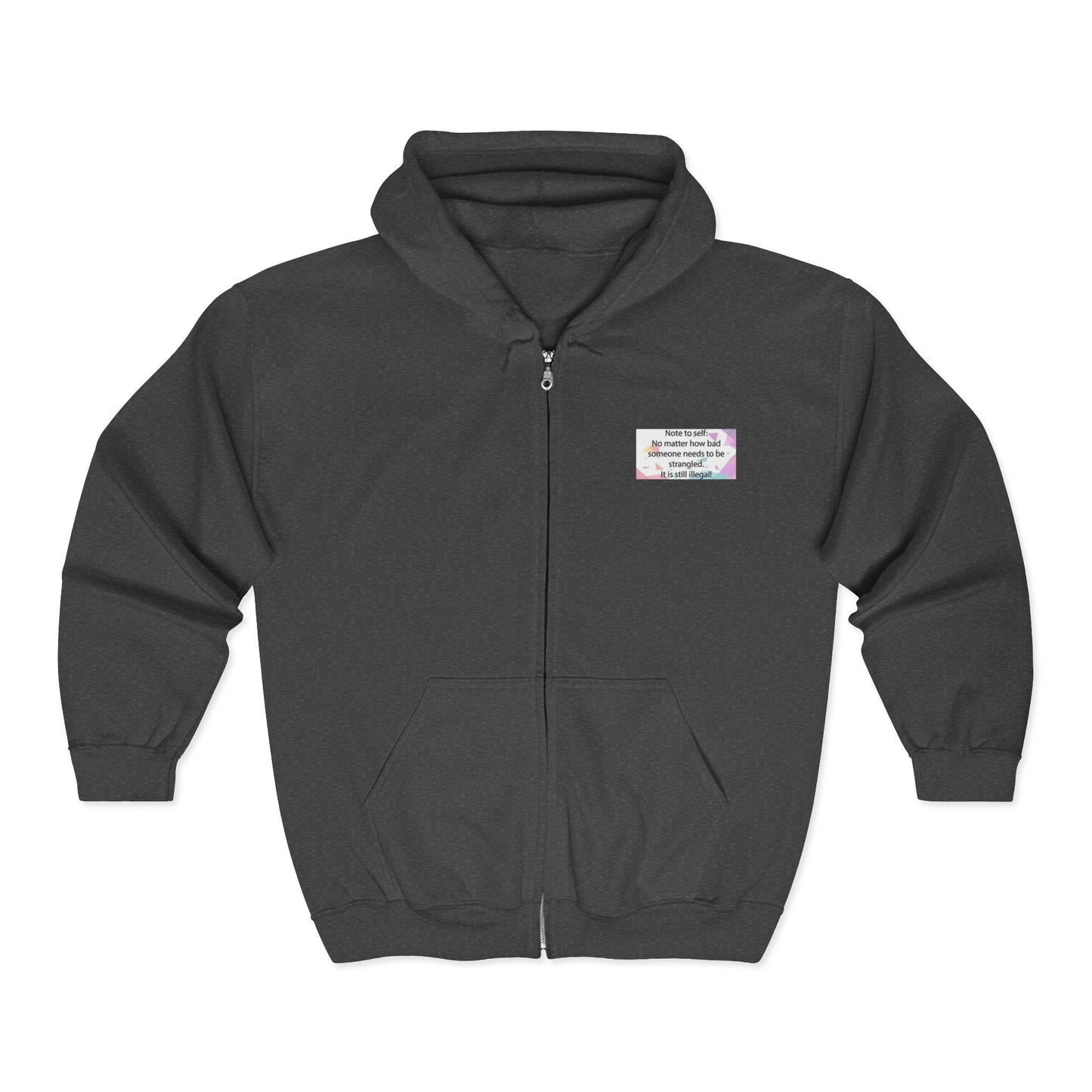 Note to Self Unisex Full Zip Hoodie