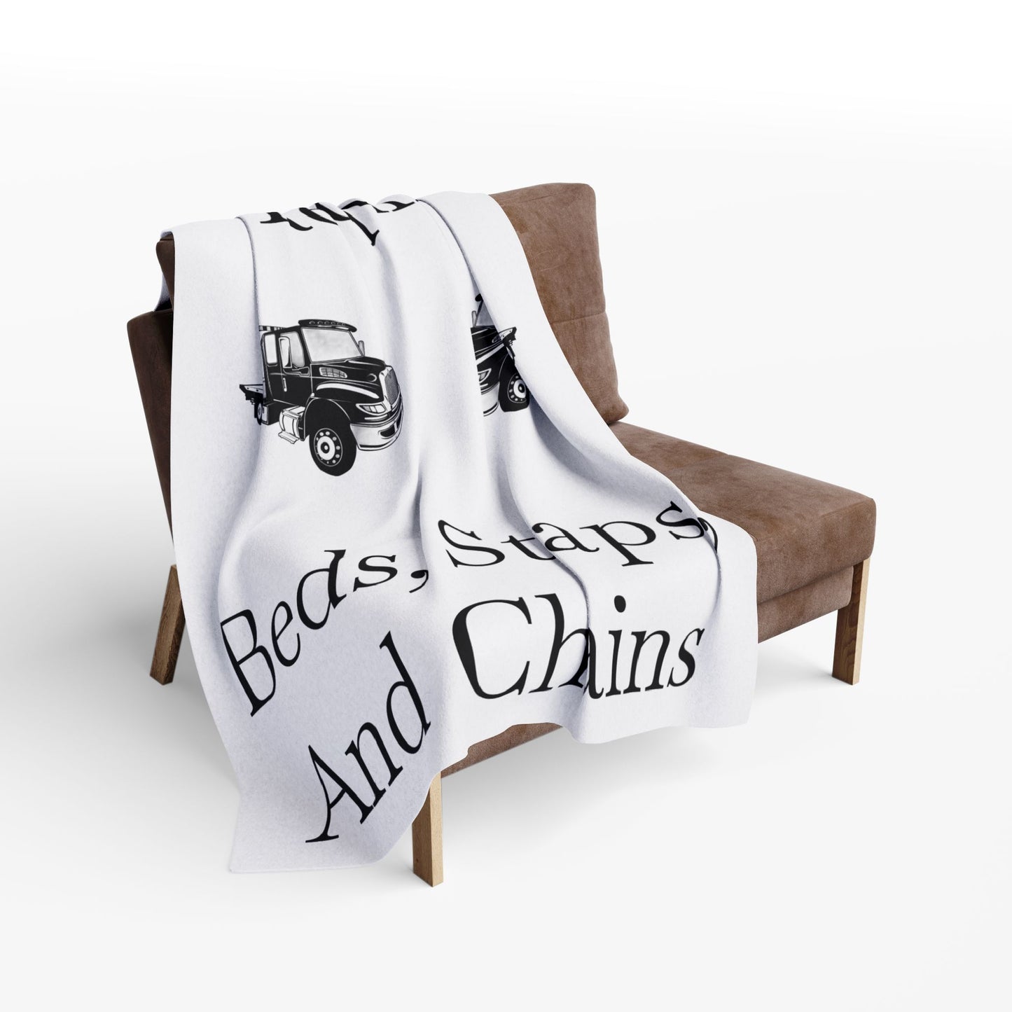 Beds, Straps, And Chains Arctic Fleece Blanket