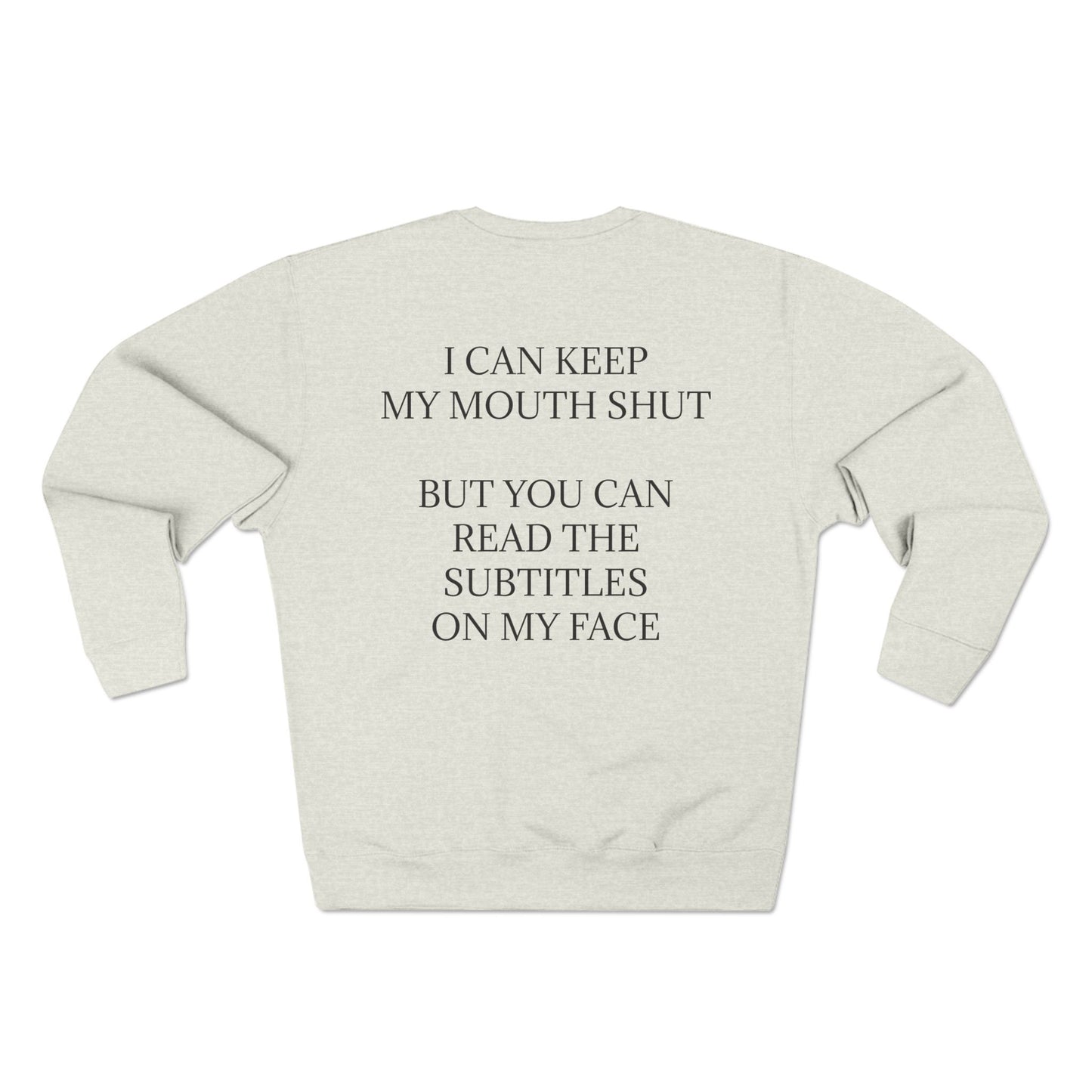 Subtitles Unisex Crewneck Sweatshirt