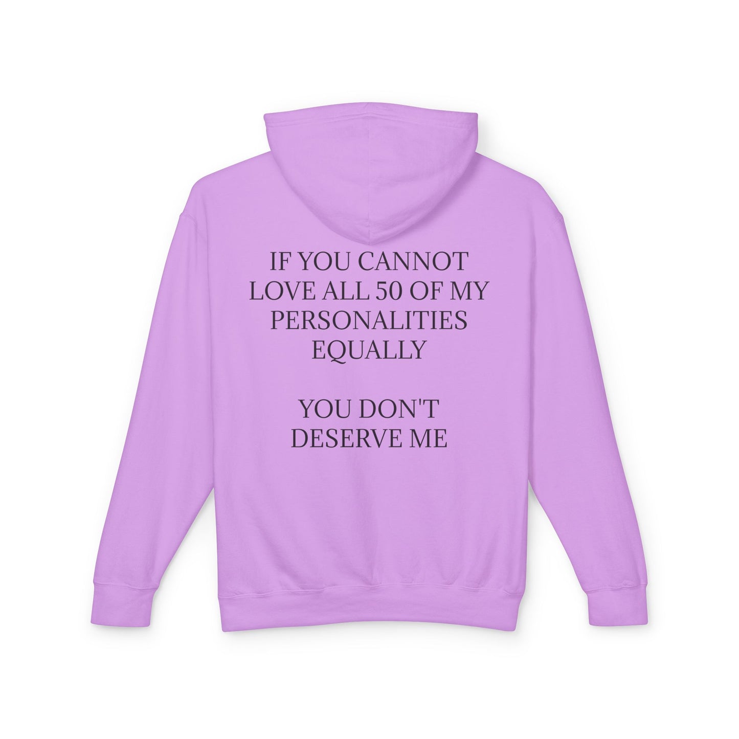 50 Personalities Unisex Lightweight Hoodie