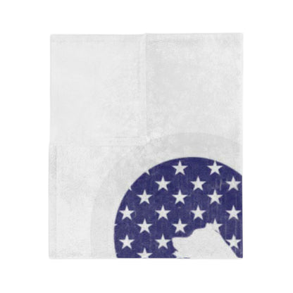 Malamute Flag Velveteen Microfiber Blanket
