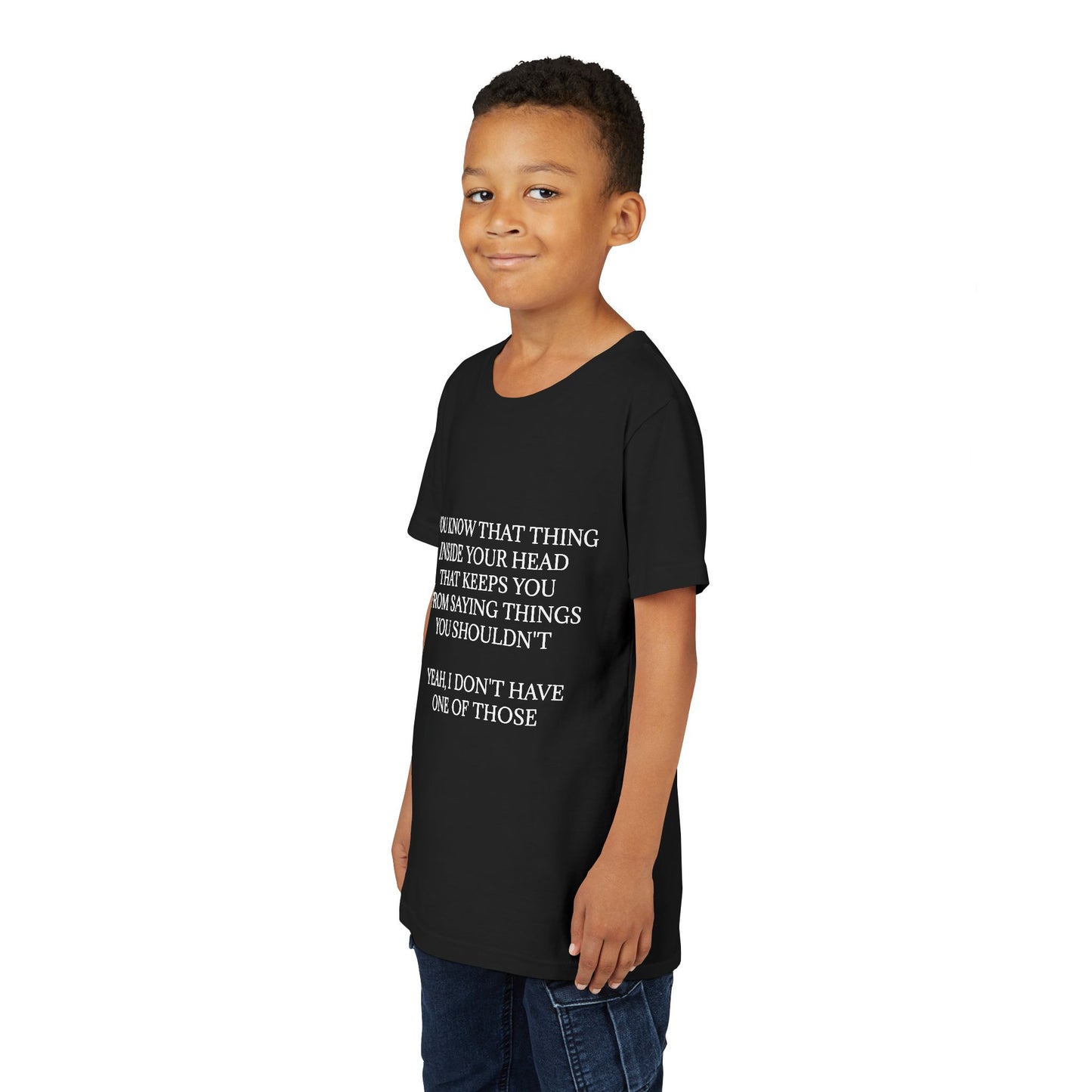 No Filter Youth Unisex Short Sleeve Crewneck Tee
