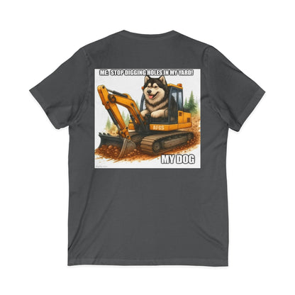 Digmaster Unisex Short Sleeve V-Neck Tee