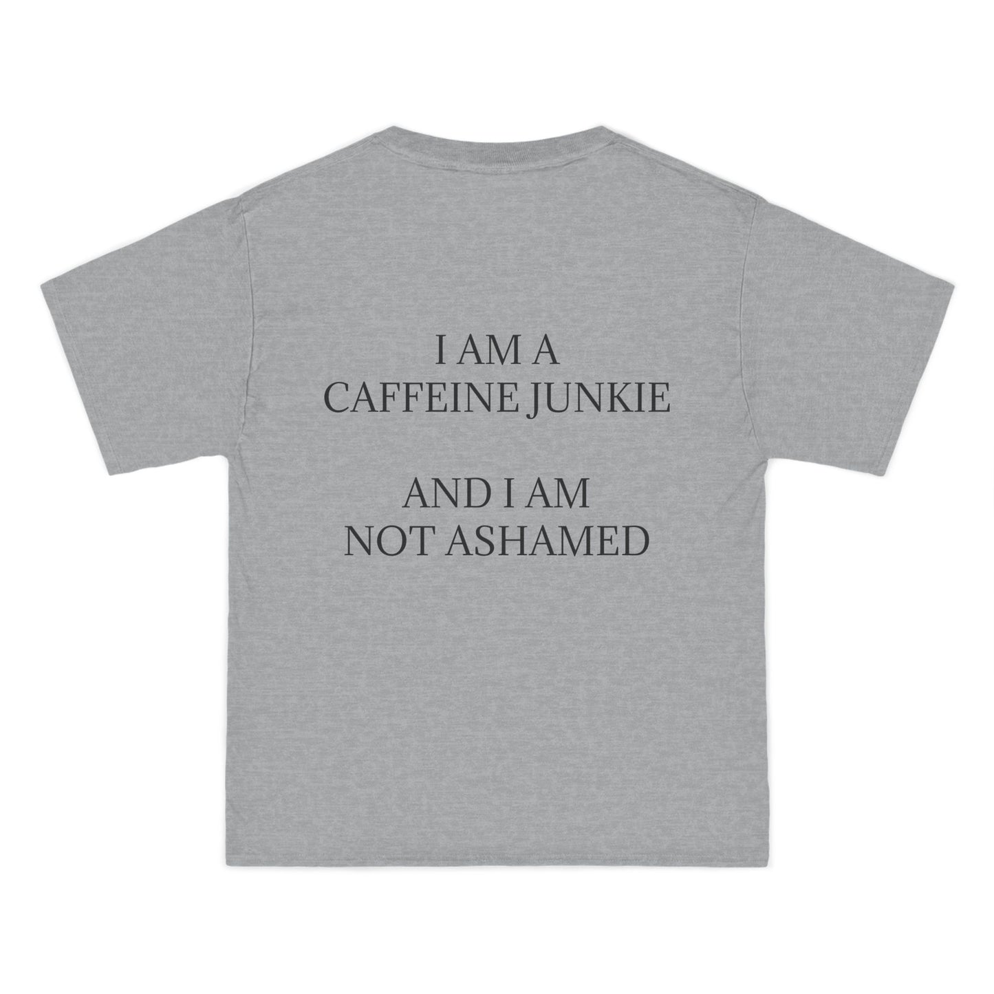 Caffeine Junkie Men's Short-Sleeve Crewneck Tee